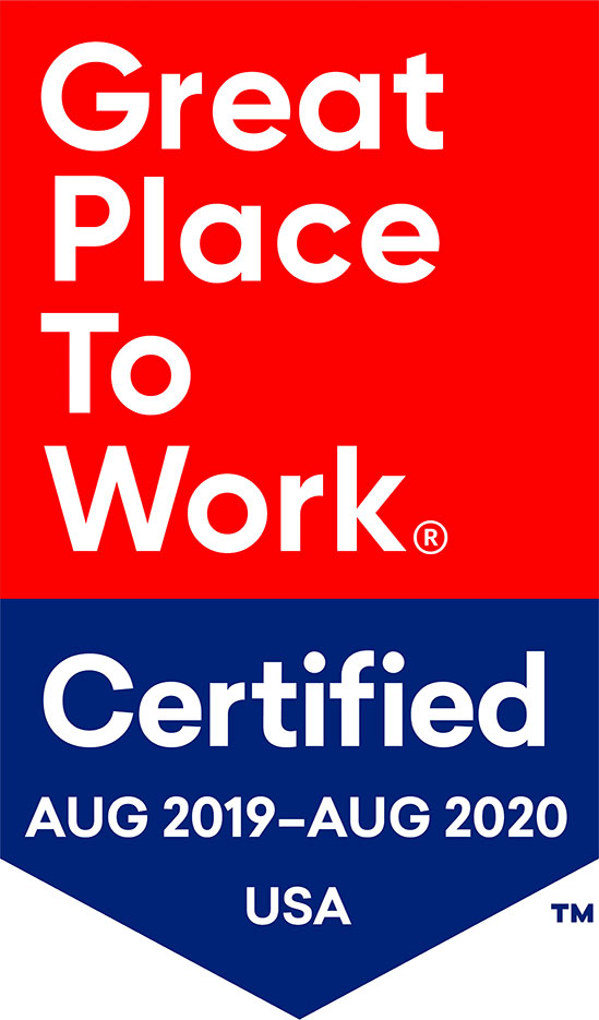Great Places To Work Certified badge