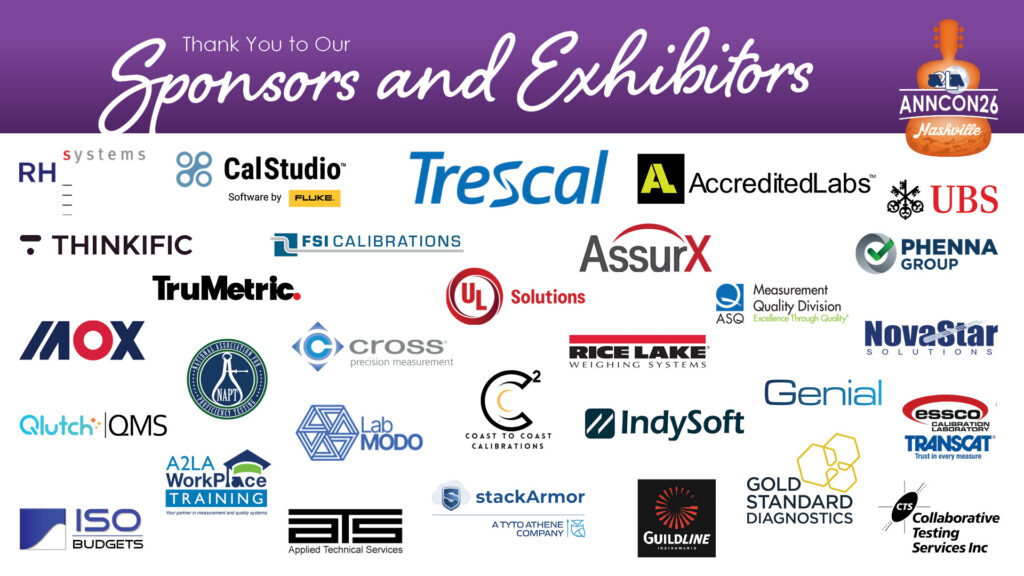 AnnCon26 Sponsors & Exhibitors